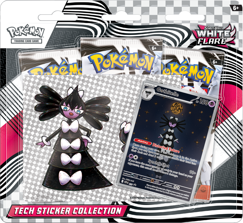 Pokemon SV10.5: White Flare Gothitelle Tech Sticker Collection